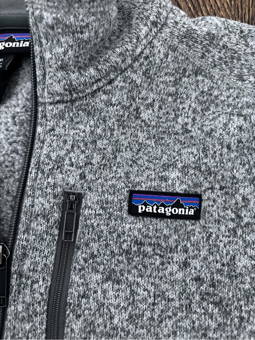Patagonia Men's Heather Gray Quarter-Zip Fleece Pullover